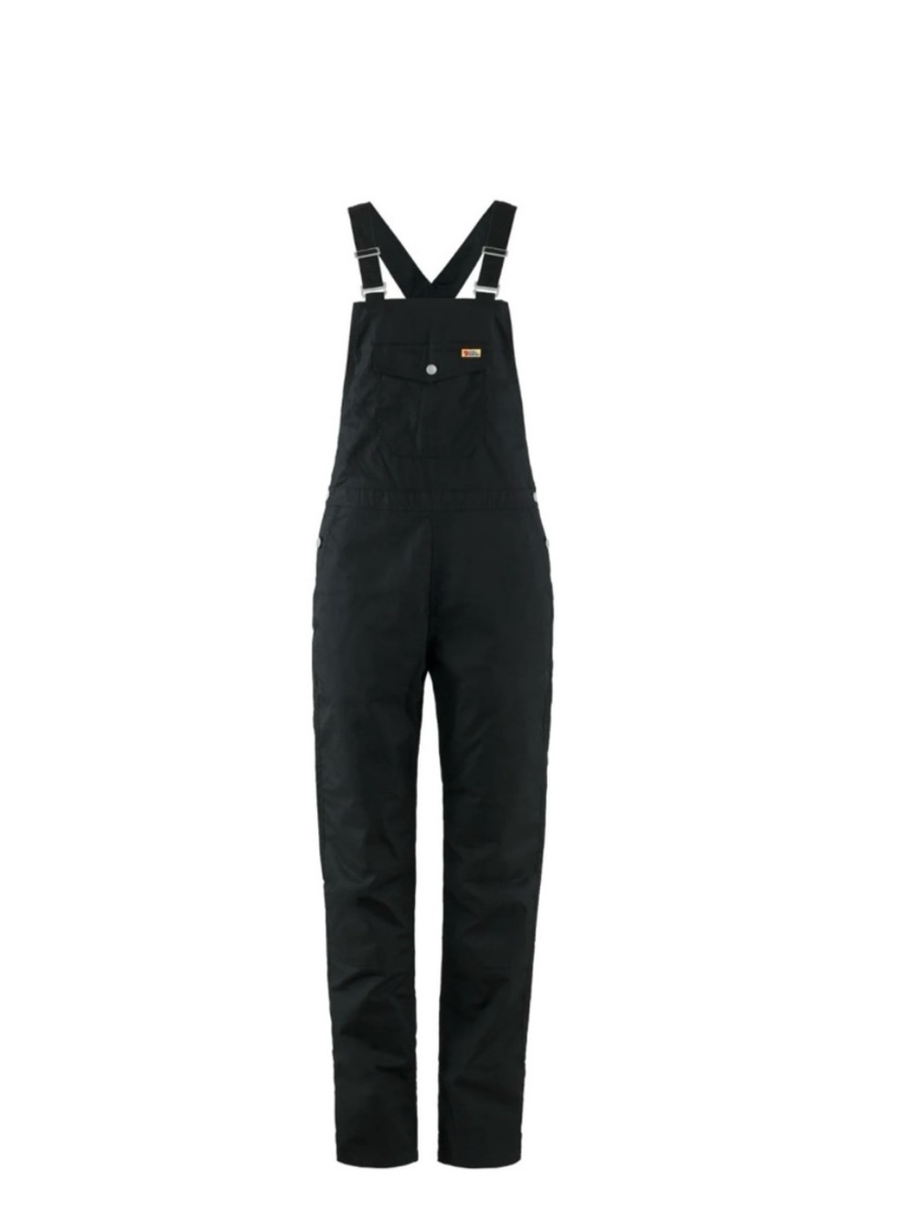 Fjallraven Black Waxed Vardag Dungaree Trousers Gorpcore Pocket Black Overalls - Picture 2 of 15